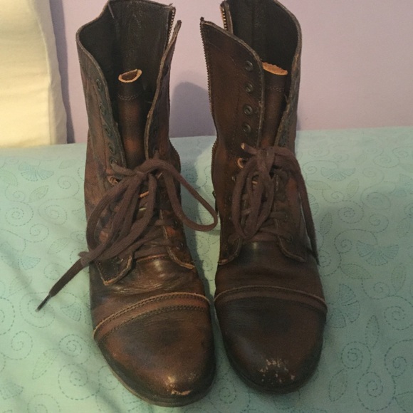 Steve Madden combat boots