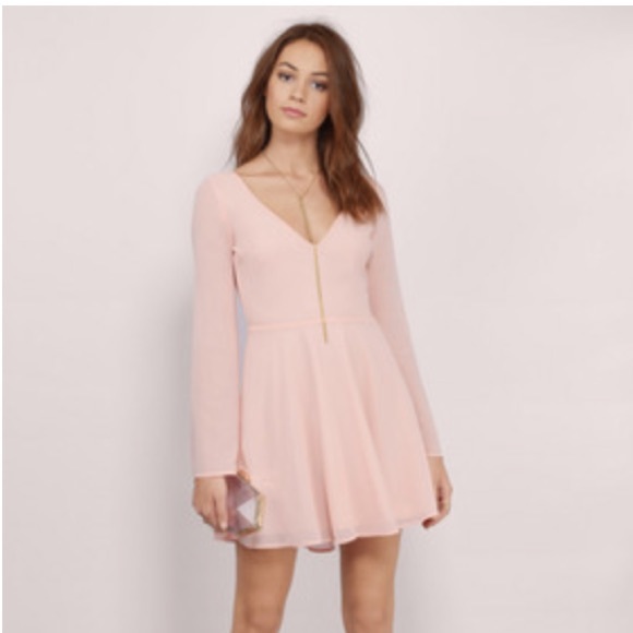 Long Sleeve Homecoming Dress