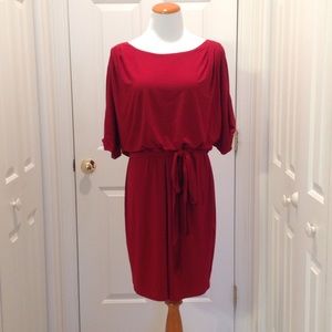 Jessica Simpson Red tie dress