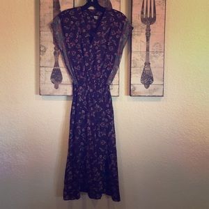 Bird floral dress