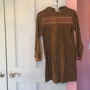 Vintage floral mini dress