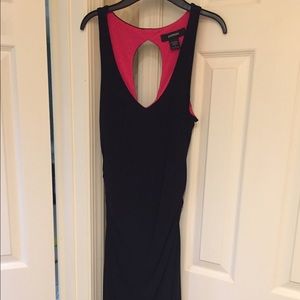 Express black cutout dress