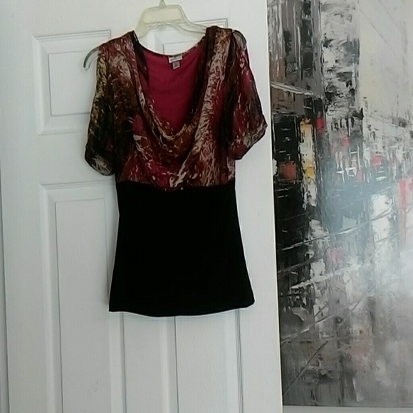 Cold shoulder, cowl neck top