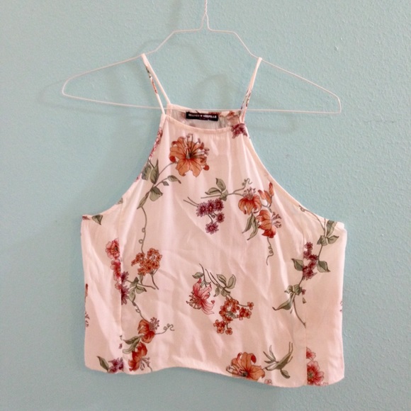 Floral Brandy Melville Halter