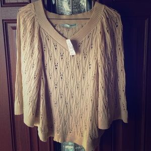 NWT Maurices Knit Holey Top