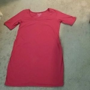 Women's maternity knee high dress