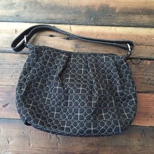 Classic Kate Spade Black Quilted Noel Dot Purse