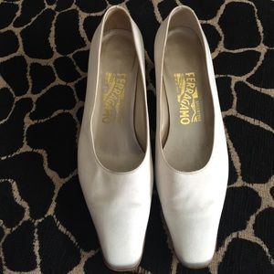 Vintage Salvatore Ferragamo Bridal Shoes