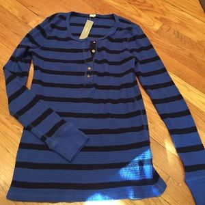 J.Crew waffle henley
