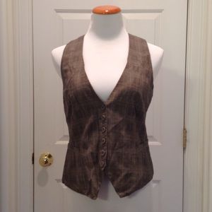 H&M taupe vest
