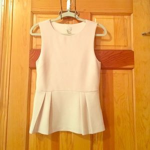 Light Pink Peplum Tank