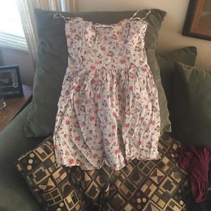 Grey floral sundress