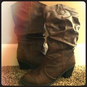 Brown boots