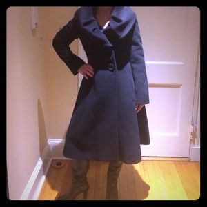 CINZIA ROCCA angora and wool blend coat