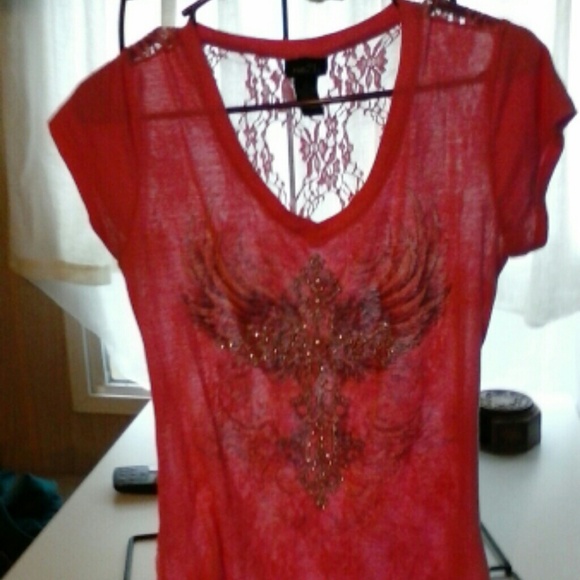 Cute and edgy pink shirt