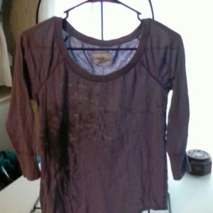 Purple American eagle shirt