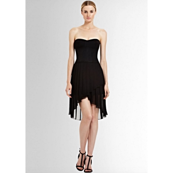 Bcbg black high low dress Bcbg black high low dress