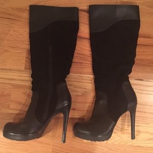 Jessica Simpson Suede/Leather Boots - Size 10