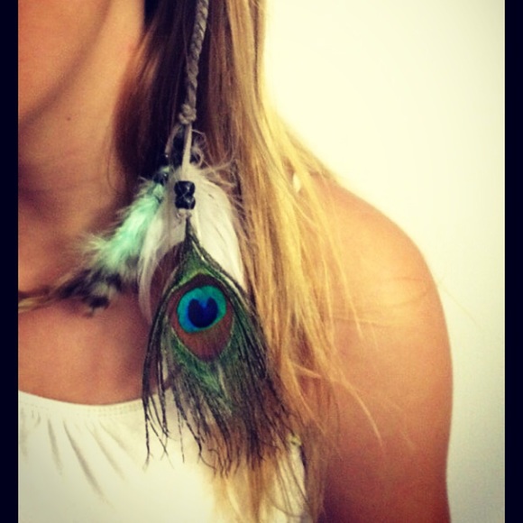 Long Feather, Extension, Feather Hair Extension