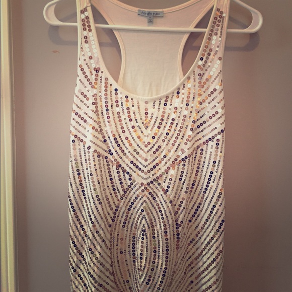 Charlotte Russe Racer Back Bling Tank
