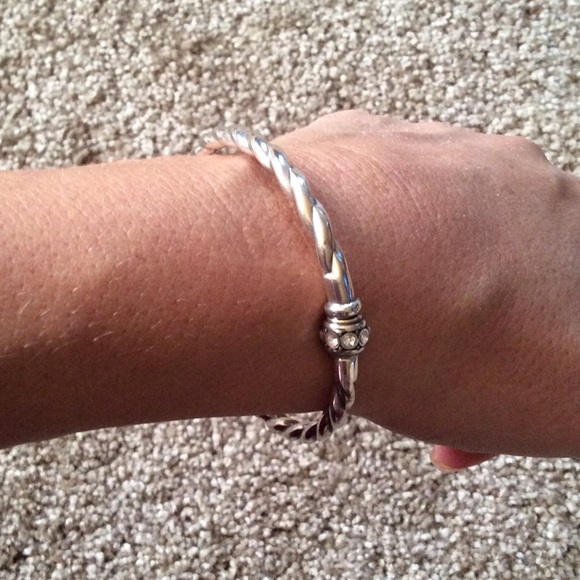 Brighton Magnetic Closure Silver Bangle