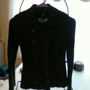 Brown button up sweater