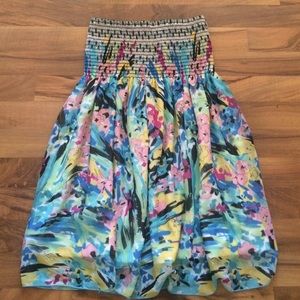 Women's strapless sun dress