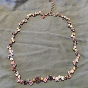 Lia Sophia multi gem necklace