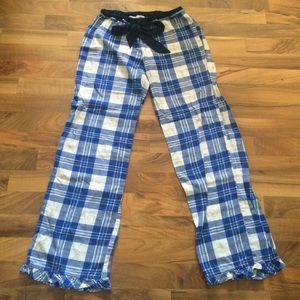 Victoria's Secret plaid blue pajama pants