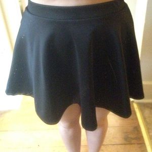 Black Swing Skirt