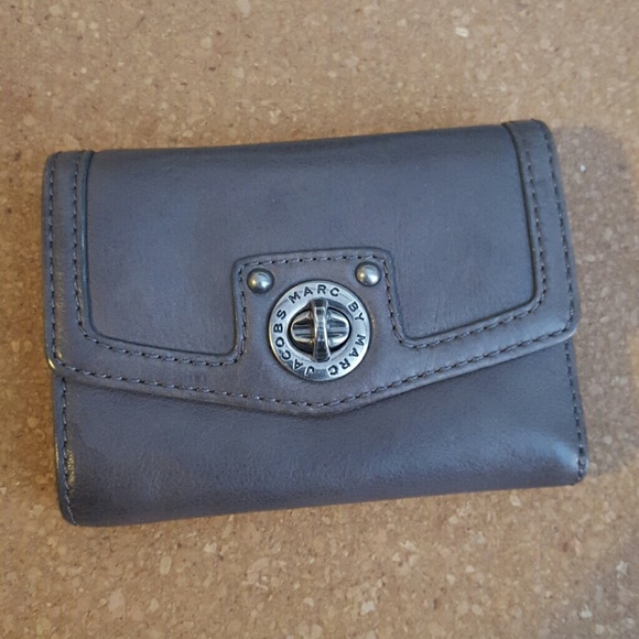 Authentic Marc Jacobs Trifold Wallet is Gray