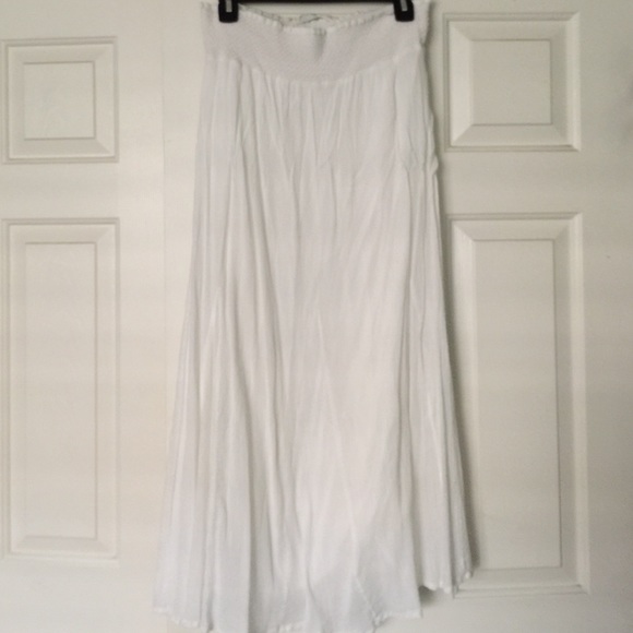 Athleta white maxi skirt