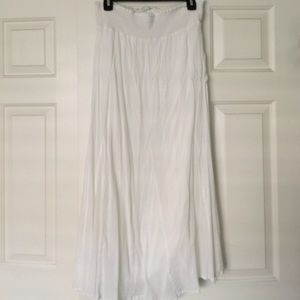 Athleta white maxi skirt