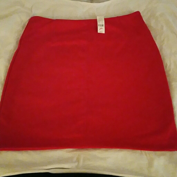 SALE Red New York & Co. Short Skirt, Sz 16