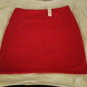 SALE Red New York & Co. Short Skirt, Sz 16