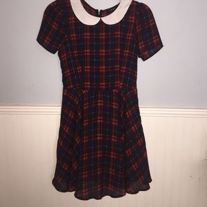 Forever21 Plaid Collared Dress