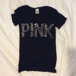 Glitter VS Pink shirt