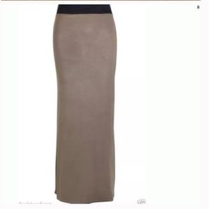 Long slim skirt