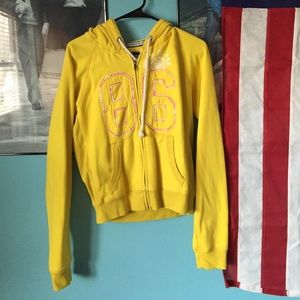 Yellow VS zip up