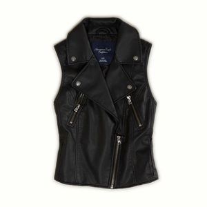 AEO Vegan Leather Vest
