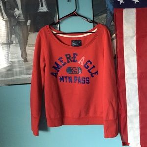 Red American Eagle sweatshirt