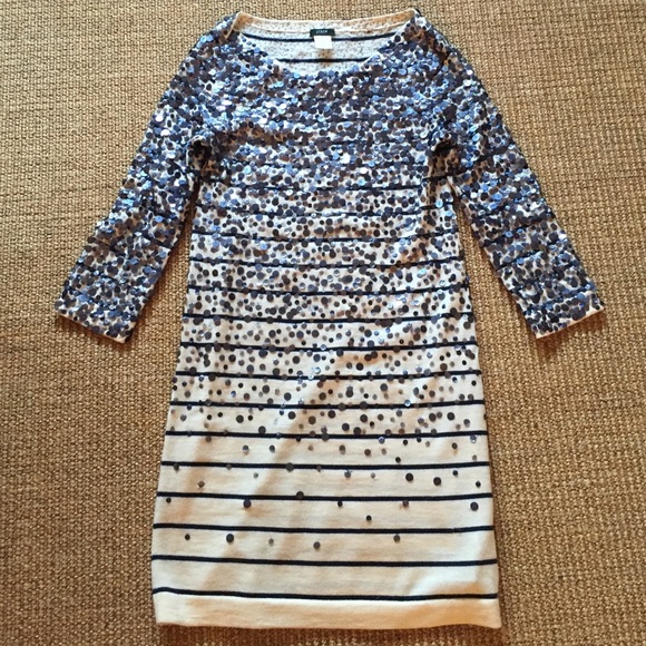 Sequin jcrew party dress