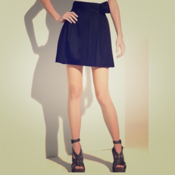 BCBG High Waisted Bow Skirt