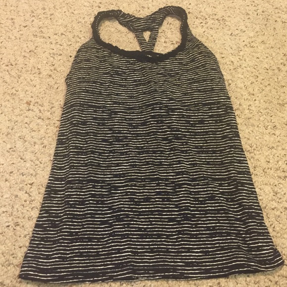 Lucy stripped work out top