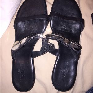 Hogan kitten heel sandal