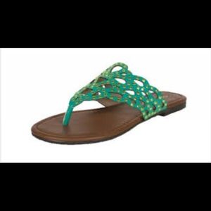 City Classified Teal Sandal