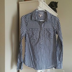 Merona plaid button down shirt