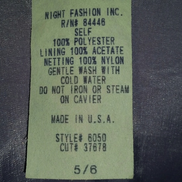 Night Fashion purple dress - Picture 4 of 4