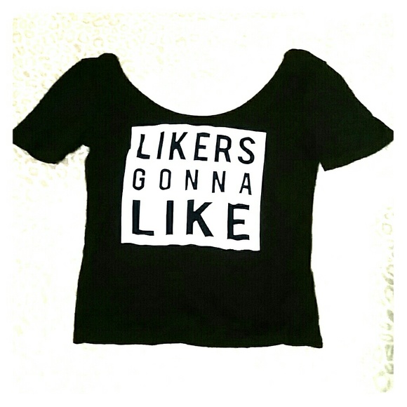 Bethany Mota Black Crop Top