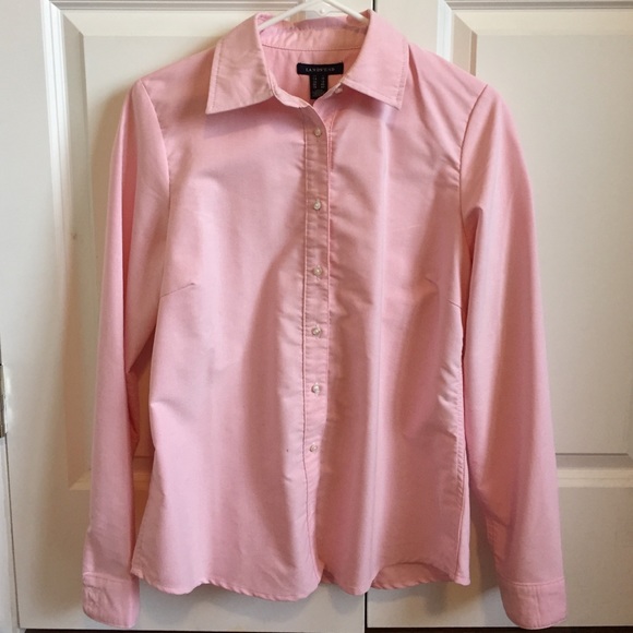 Lands End, pink Oxford shirt